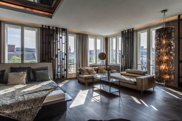 Designer Apartment with Panoramic Views in Central Budapest