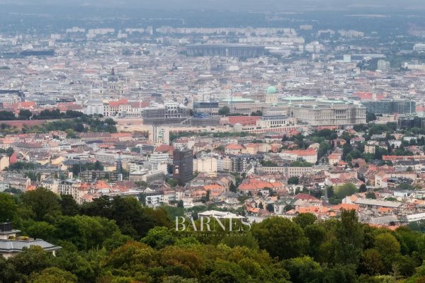 Kortárs minimalista villa Budapest felett, örökpanorámával