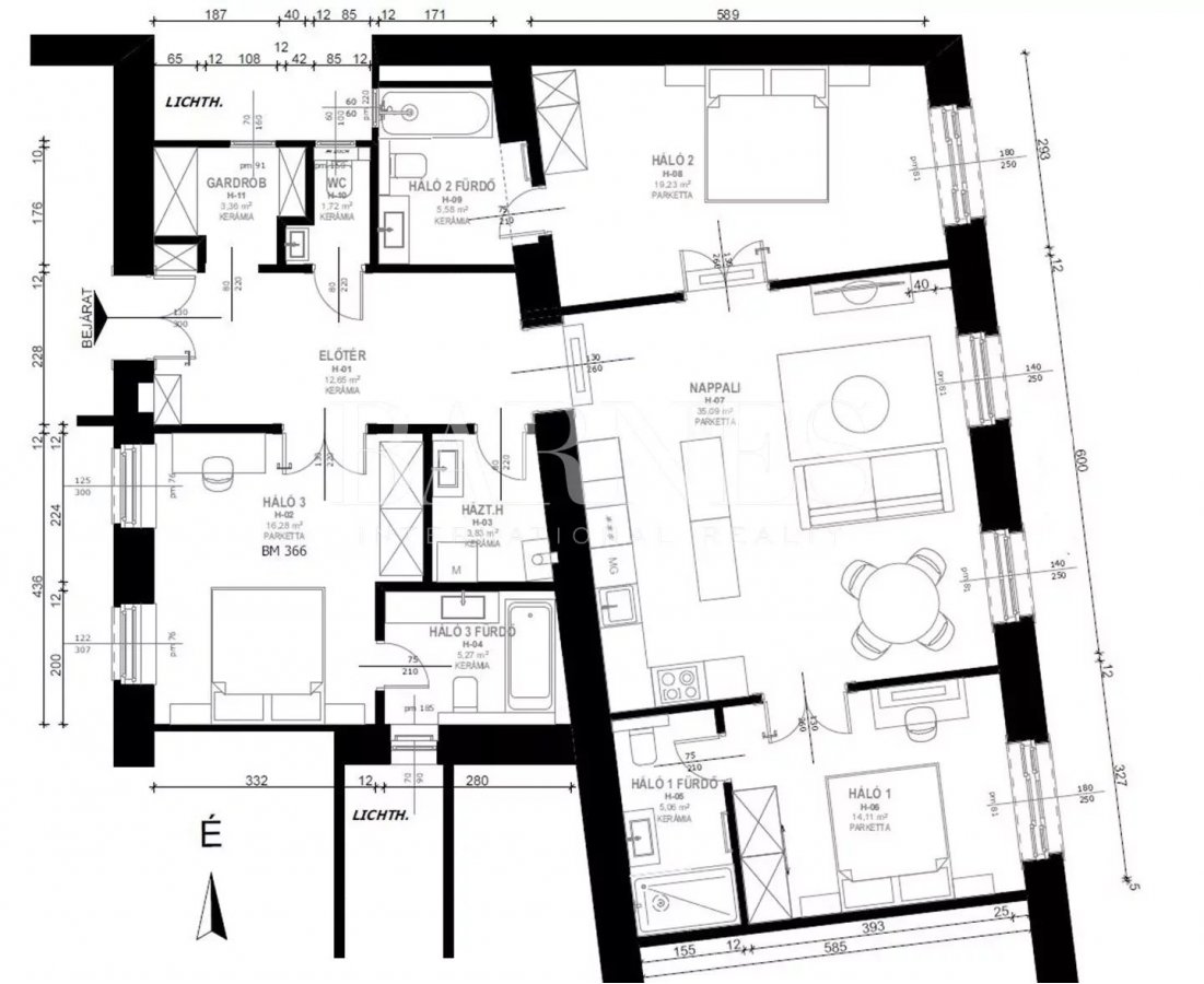 3 hálós nagypolgári elegancia Budán a Margit hídnál - picture 13