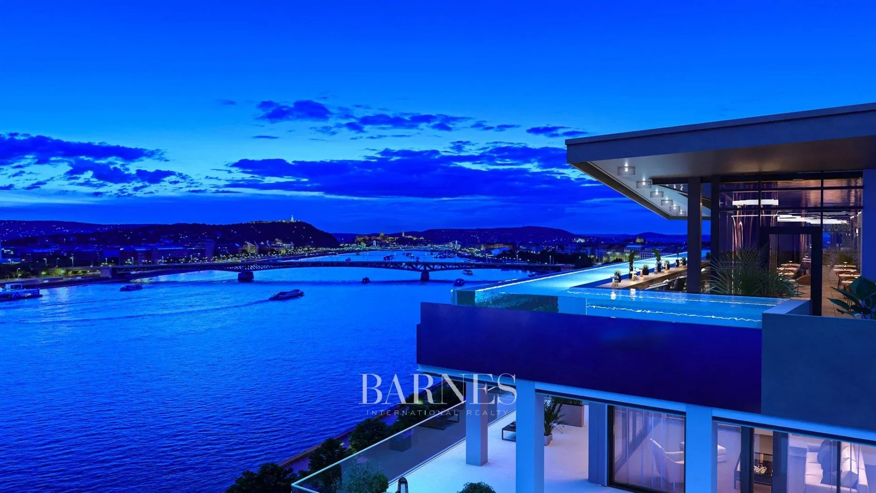 Infinity Residence: eladó 3 hálós luxus, dunai panorámás apartman pazar terasszal a város felett - picture 23