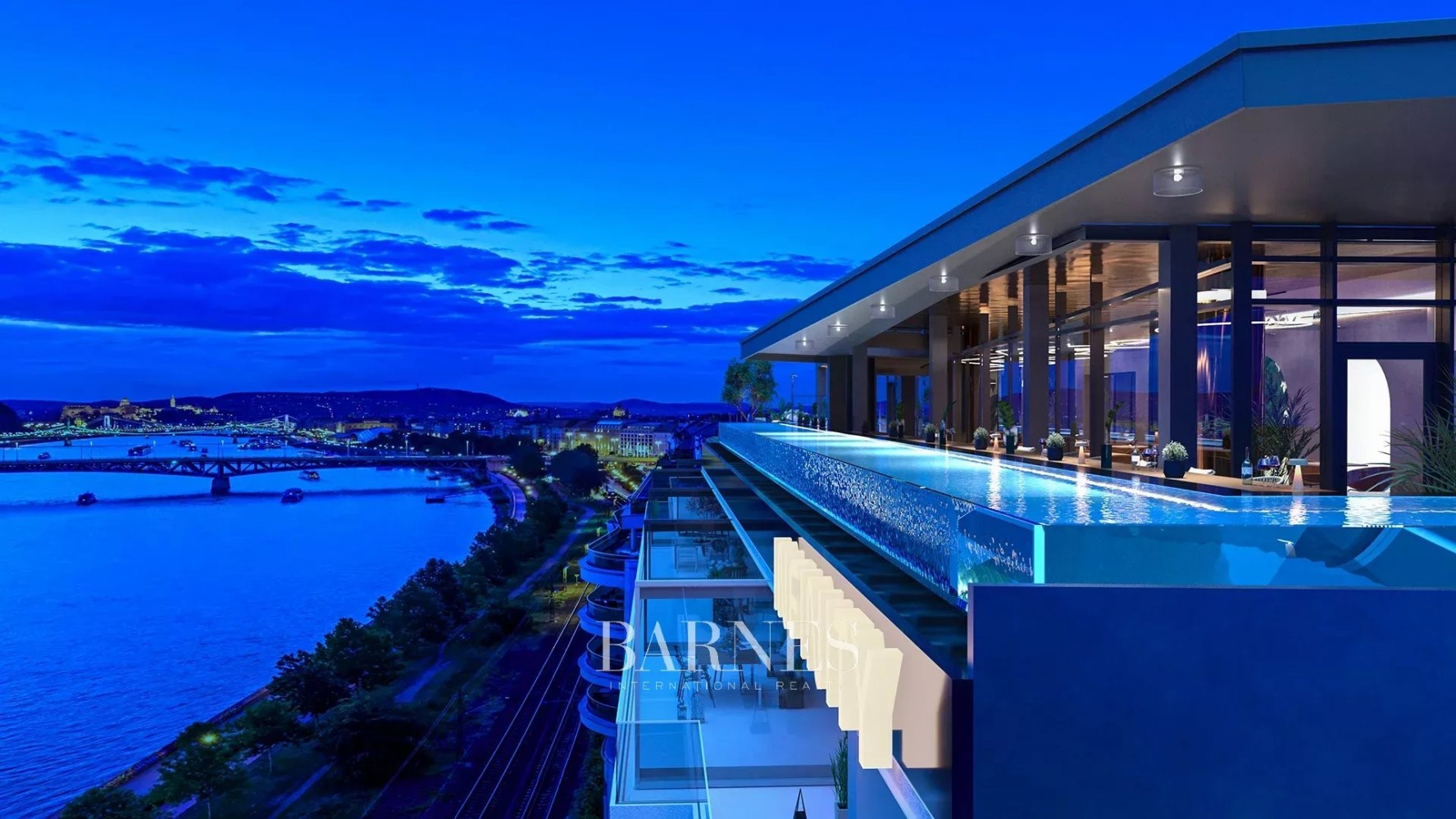 Infinity Residence: eladó 3 hálós luxus, dunai panorámás apartman pazar terasszal a város felett - picture 23