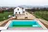 Tihany panoramic family house with pool